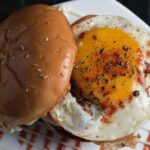 Bullseye egg Burger