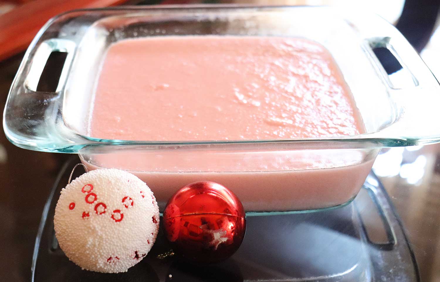 Pink Milk Pudding
