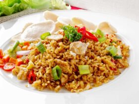 Fried rice with mushroom