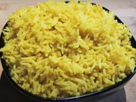 yellow rice dish