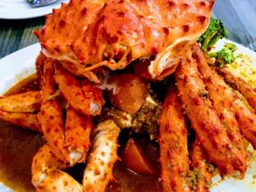 Crab curry dish