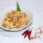 Homemade easy meatball pasta