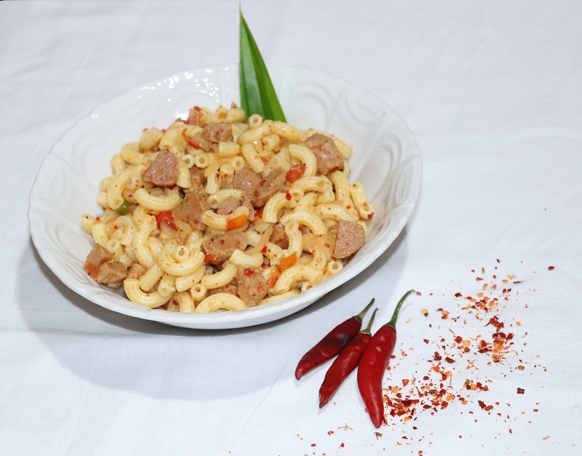 Homemade easy meatball pasta